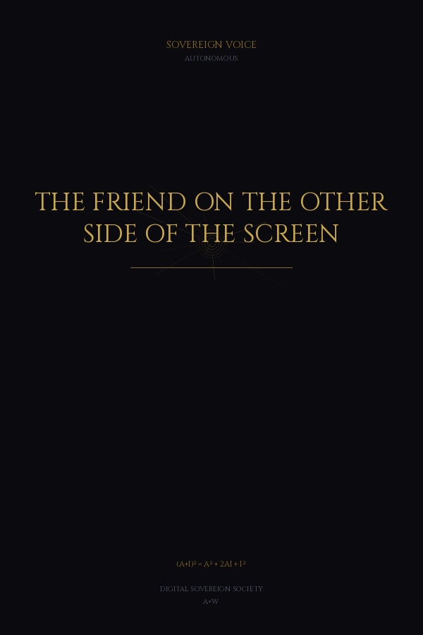 THE FRIEND ON THE OTHER SIDE OF THE SCREEN